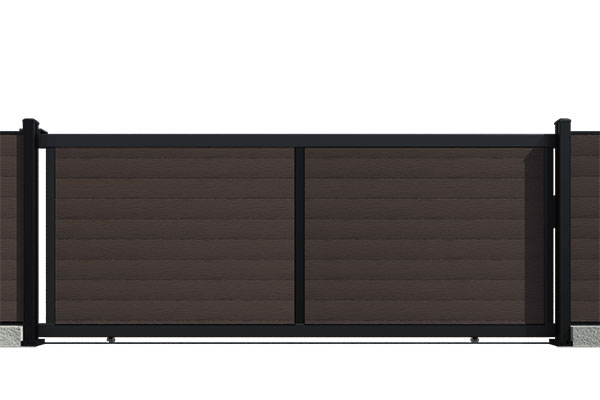 Savadeck порта Natur Chocolate – поглед на лизгачката врата