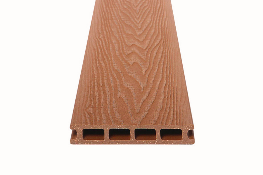 Savadeck Natur 5 Декинг даска Terracotta – челен приказ на шуплив композитен профил