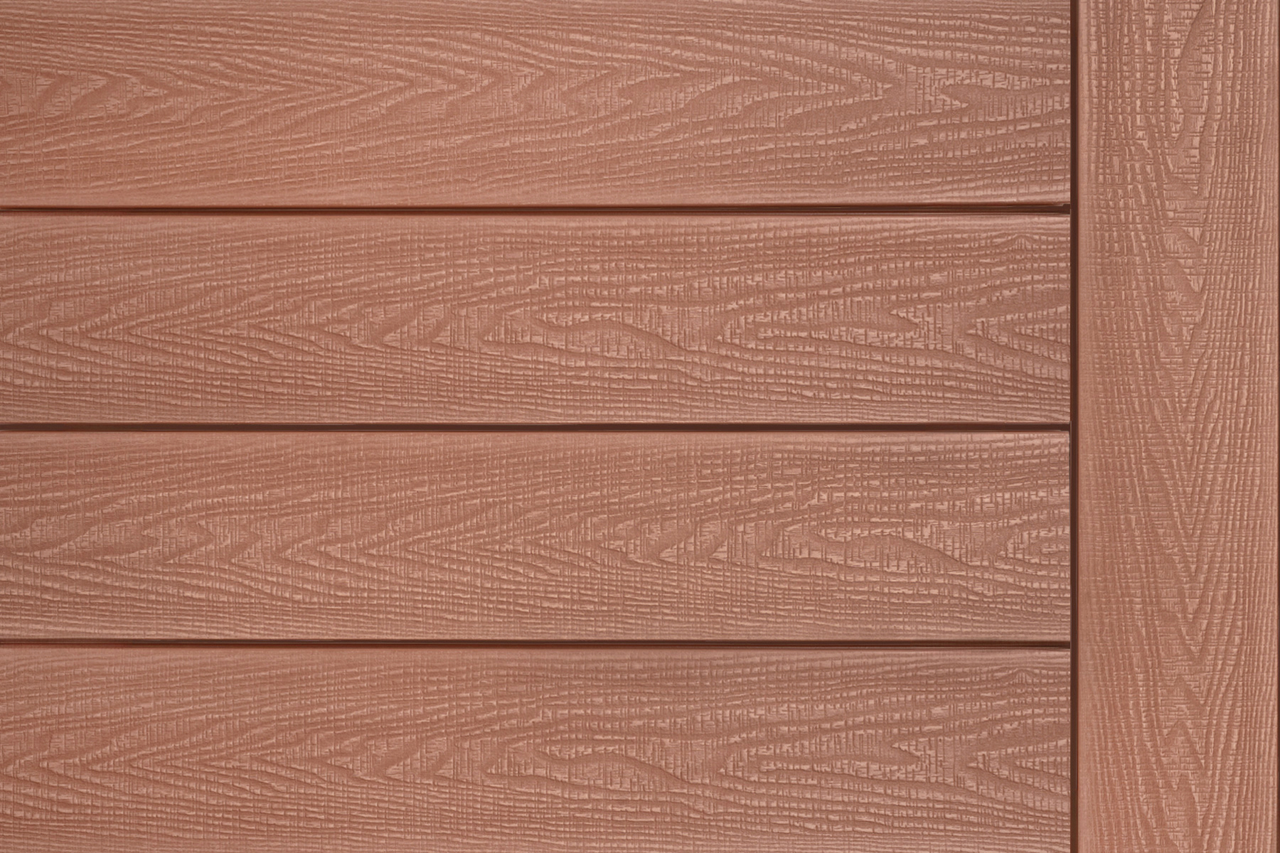 Savadeck Natur Pro Декинг Terracotta – приказ на распоред на даски и површинска структура